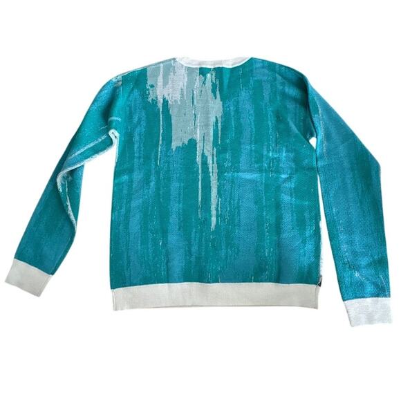 Anthropologie Lauren Walcott Llama Watercolor Sweater - Picture 5 of 6